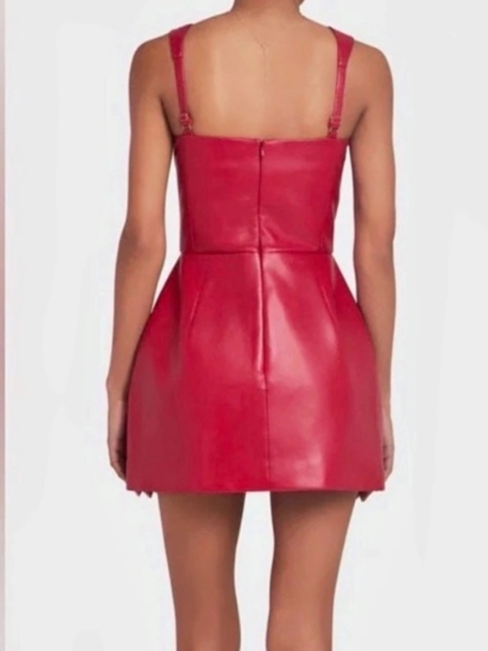 Red skort Romper - Picture 4 of 4
